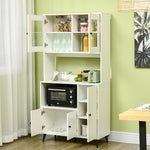 Freestanding Kitchen Cabinet With Adjustable Shelves