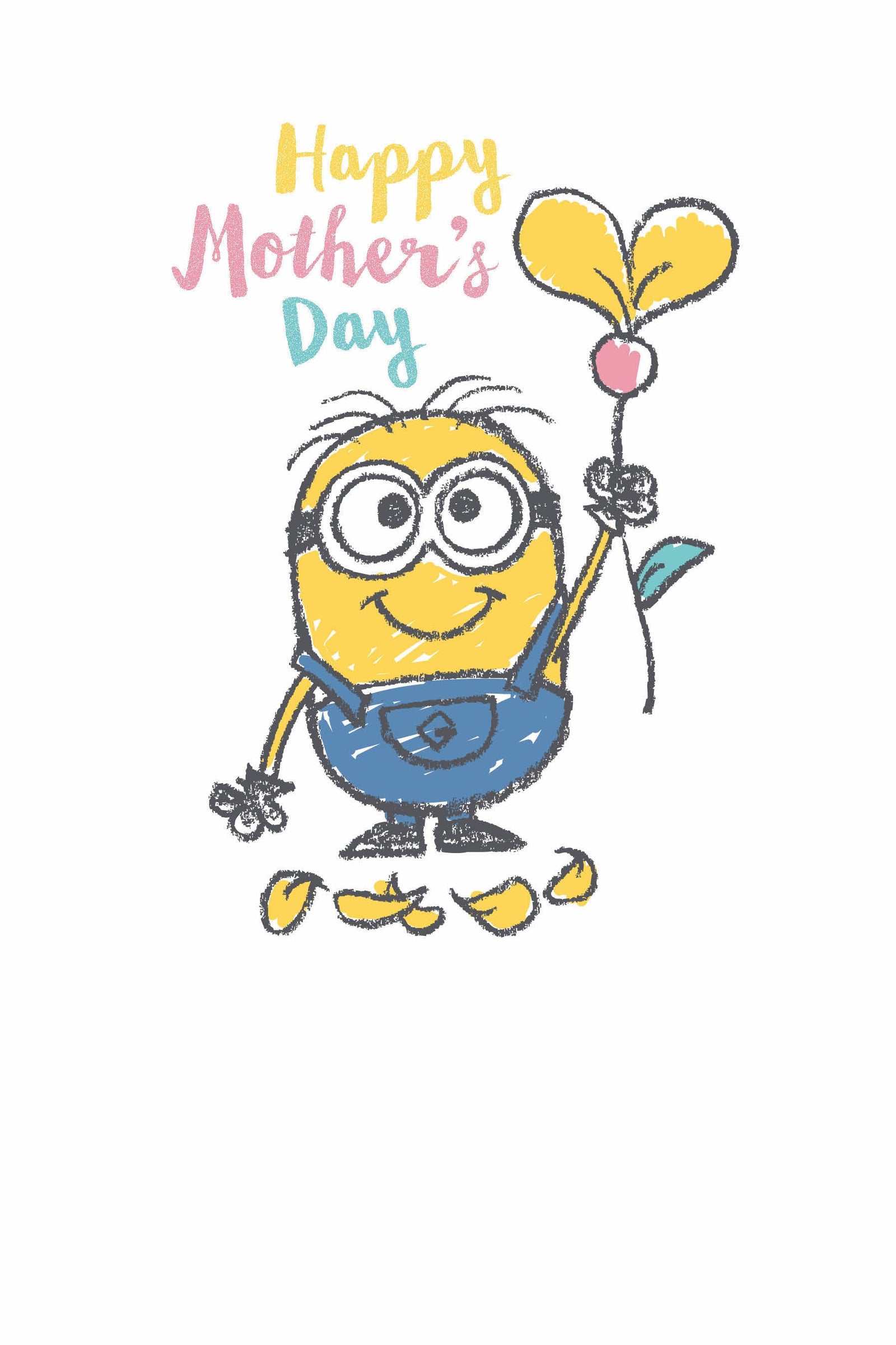 Minions Generic Cartoon Mother's Day Card Official Product