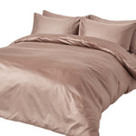 Organic Cotton Duvet Cover Set 400 Tc | King | Brown