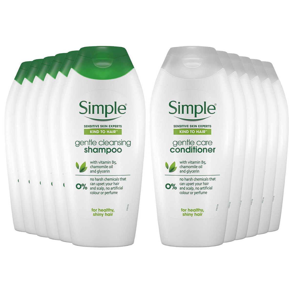 Gentle Care Shampoo & Conditioner 400ml Bundle | Set of 6