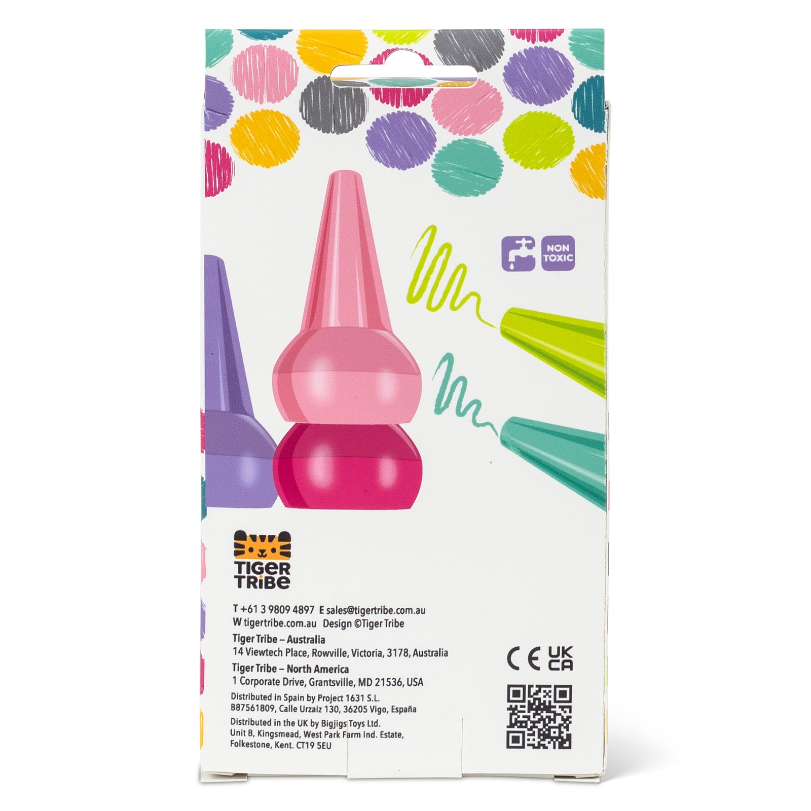 Kids Stackable Crayons (Candy Colours)