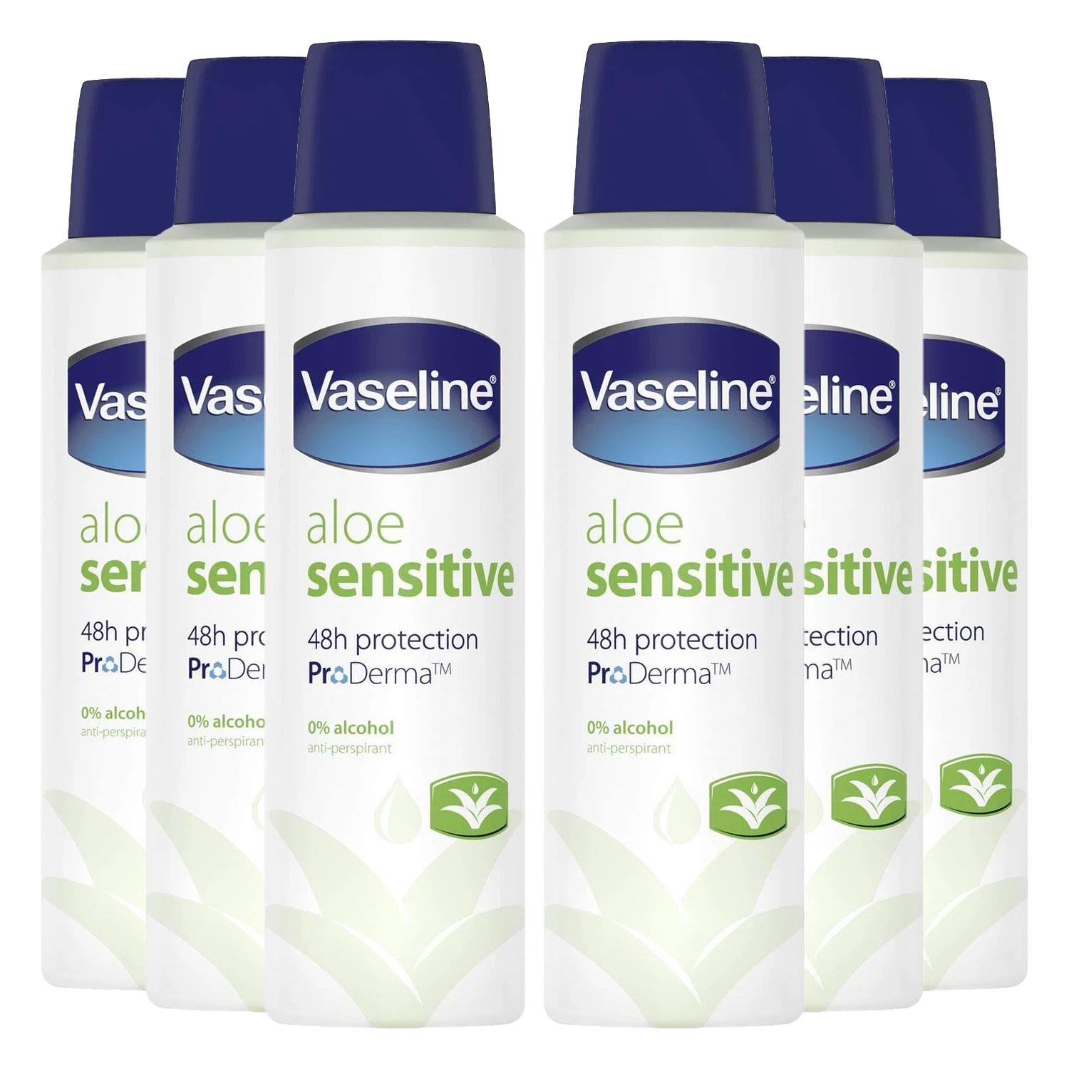 Proderma Antiperspirant Deodorant Aloe Fresh, 6x150ml