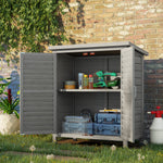 Garden Storage Shed Solid Fir Wood Garage Organisation