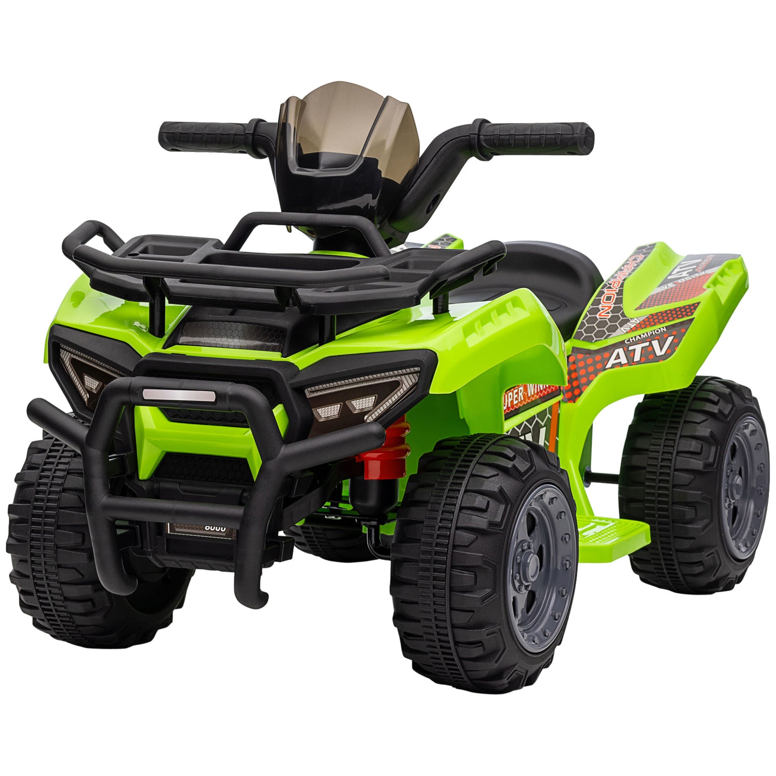 6v Kids Electric Ride On Car Toddler Quad Bike Atv For 18-36 Month | Green