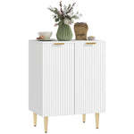 Sideboard Buffet Cabinet With Adjustable Shelf, White