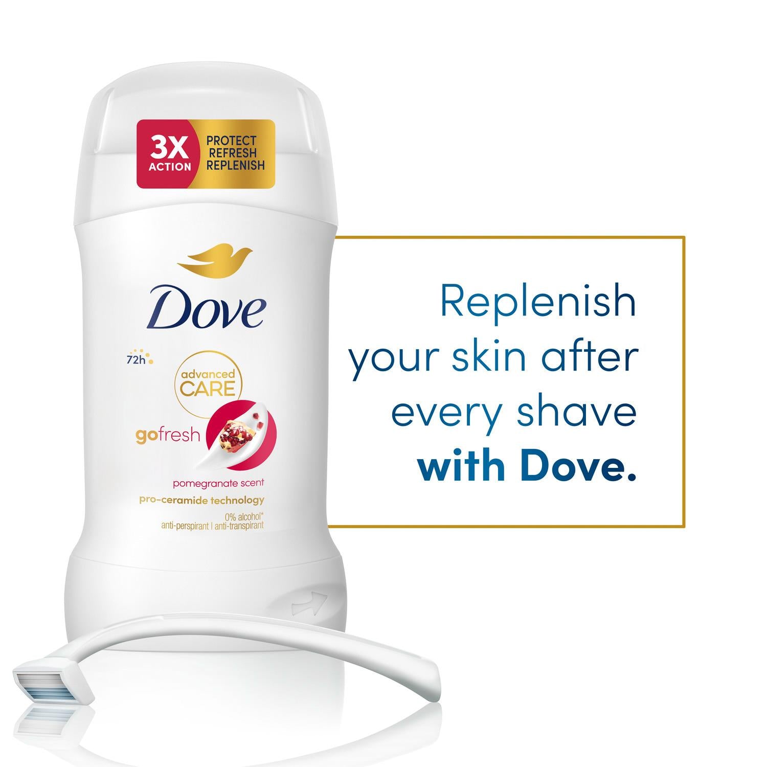 Women Go Fresh Anti-perspirant Deo Stick With 72h Protection 50ml, 6 Pk