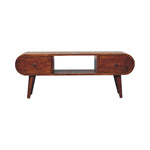 Solid Wood London Chestnut Tv Stand