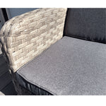 Indoor & Outdoor Living Dorchester 6-piece Rattan Wicker Relaxed Garden Dining Set