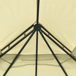 3.7x3m Patio Gazebo With 2-tier Roof And Mosquito Netting