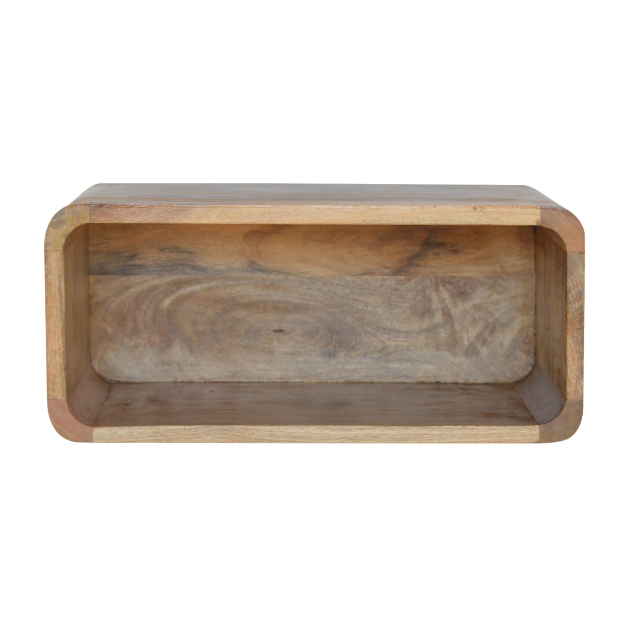 Solid Wood Wall Mounted Open Bedside
