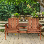 2-seater Garden Bench W/ Armrests