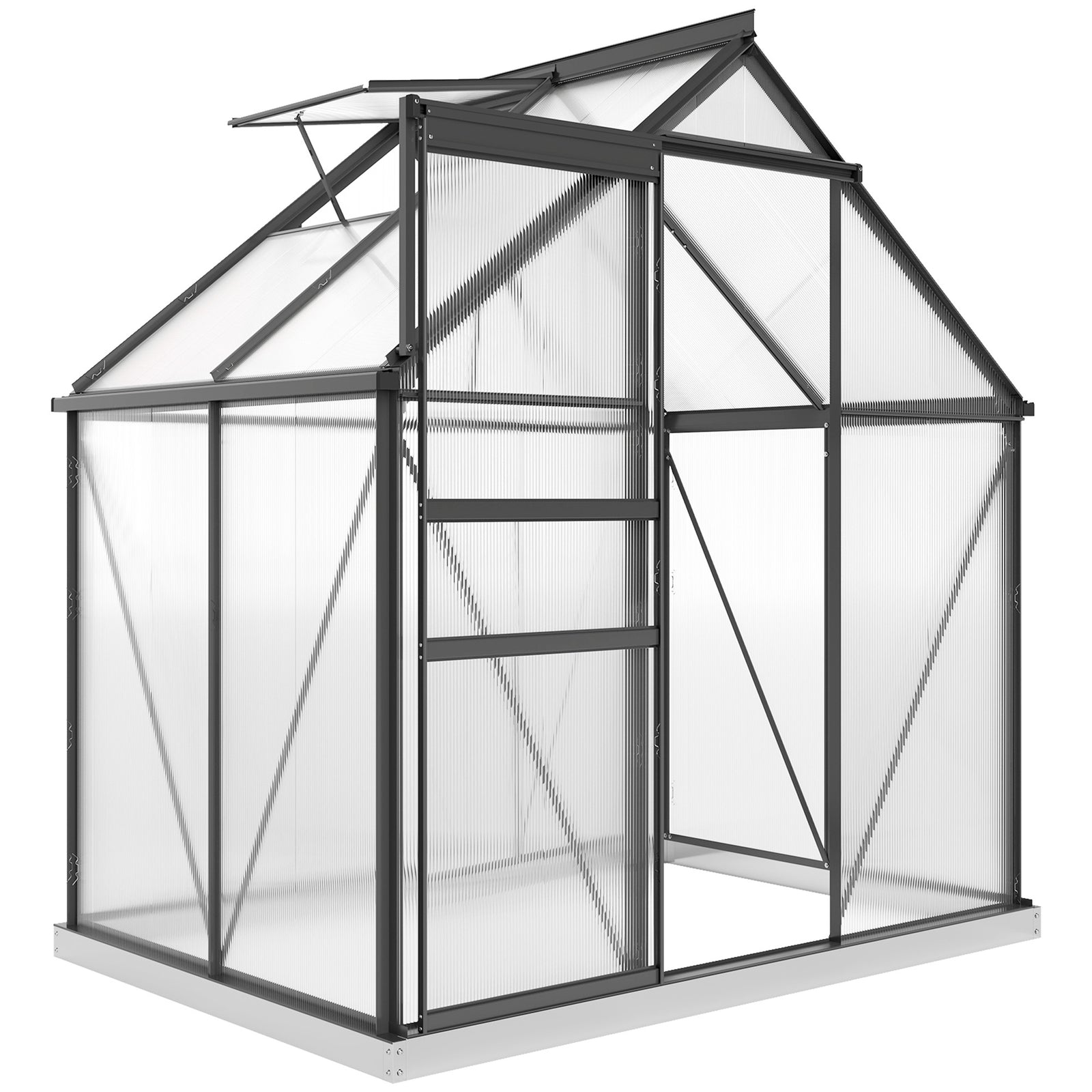 Polycarbonate Greenhouse, Small Greenhouse | Gray