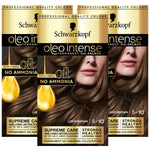 Oleo Intense 5-10 Light Brown No Ammonia Permanent Oil Colour 3 Pack