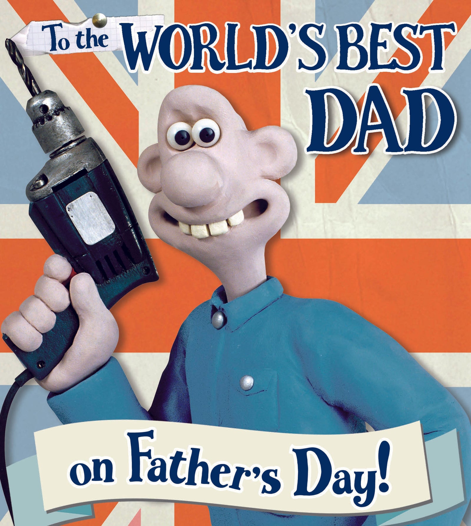 World's Best Dad' Father's Day Card Official Product