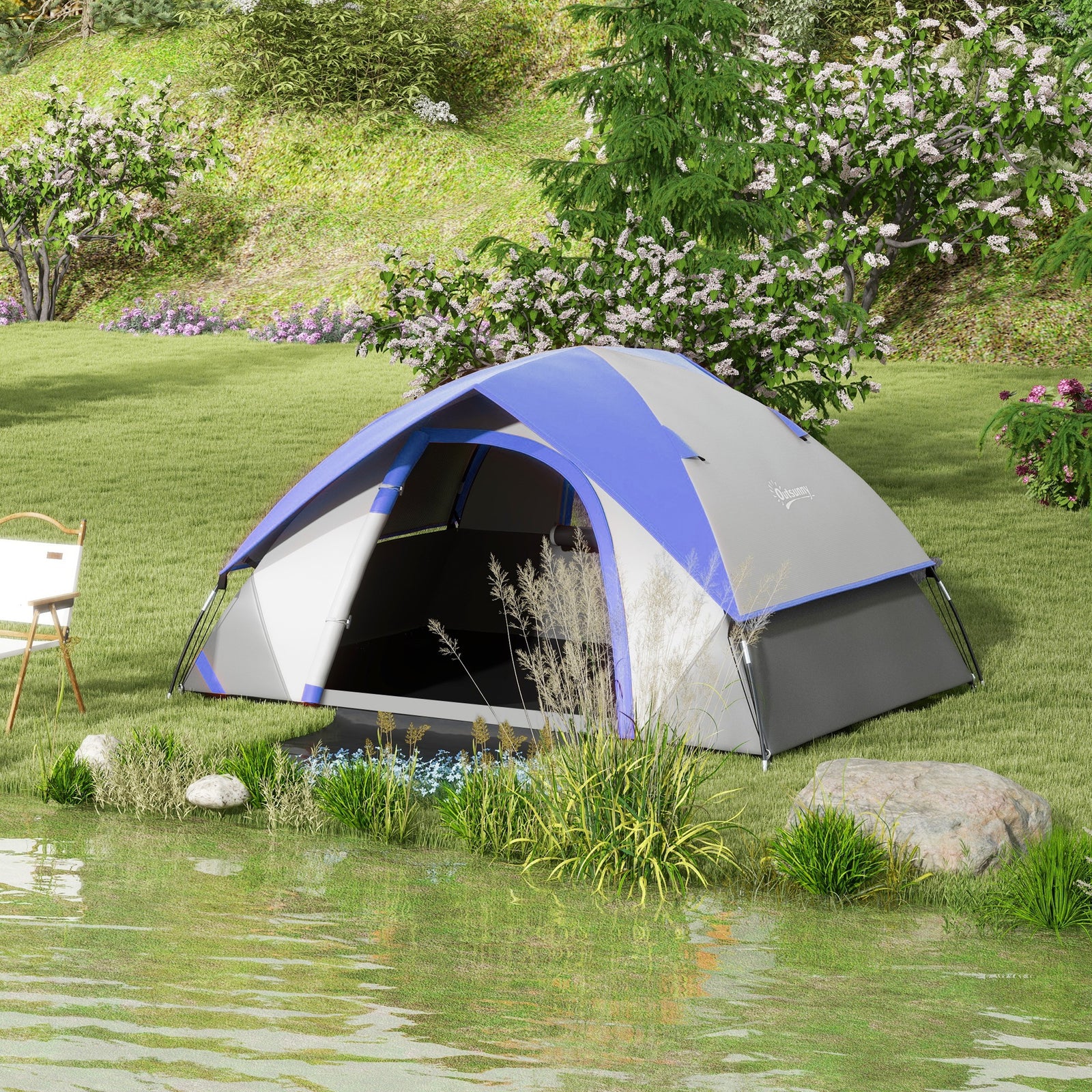 2 Man Dome Tent, 3000mm Waterproof