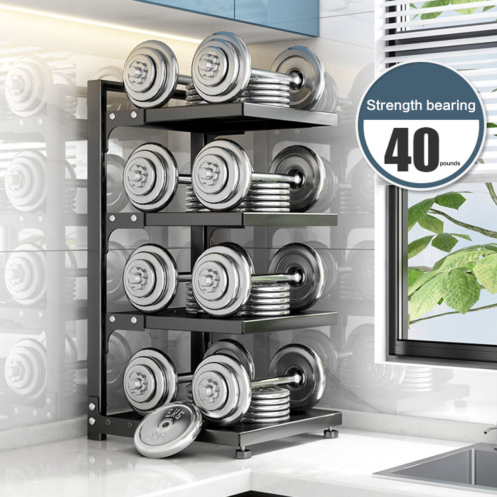 2/3/4-tier Adjustable Kitchen Pot Rack Organizer | Large