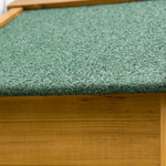 Wood Garden Storage Shed Tool Cabinet With Felt Roof | Natura