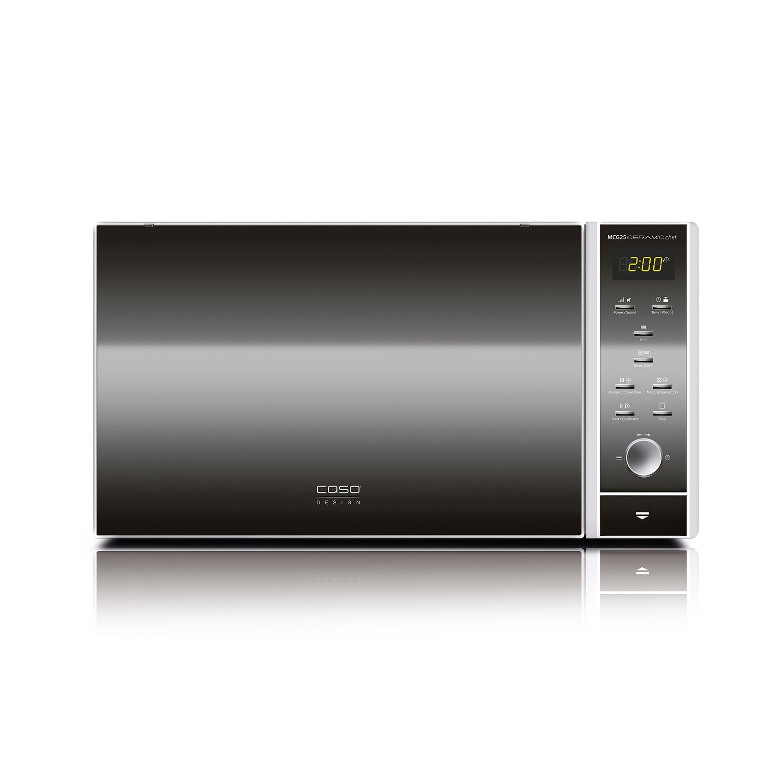 Mcg 25 Ceramic Chef Microwave Oven & Grill, 25l Capacity, 900w Microwave With 1200w Grill And 2050w Convection
