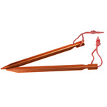Great Outdoors Alloy Y Tent Pegs (pack Of 5) | One Size | Orange