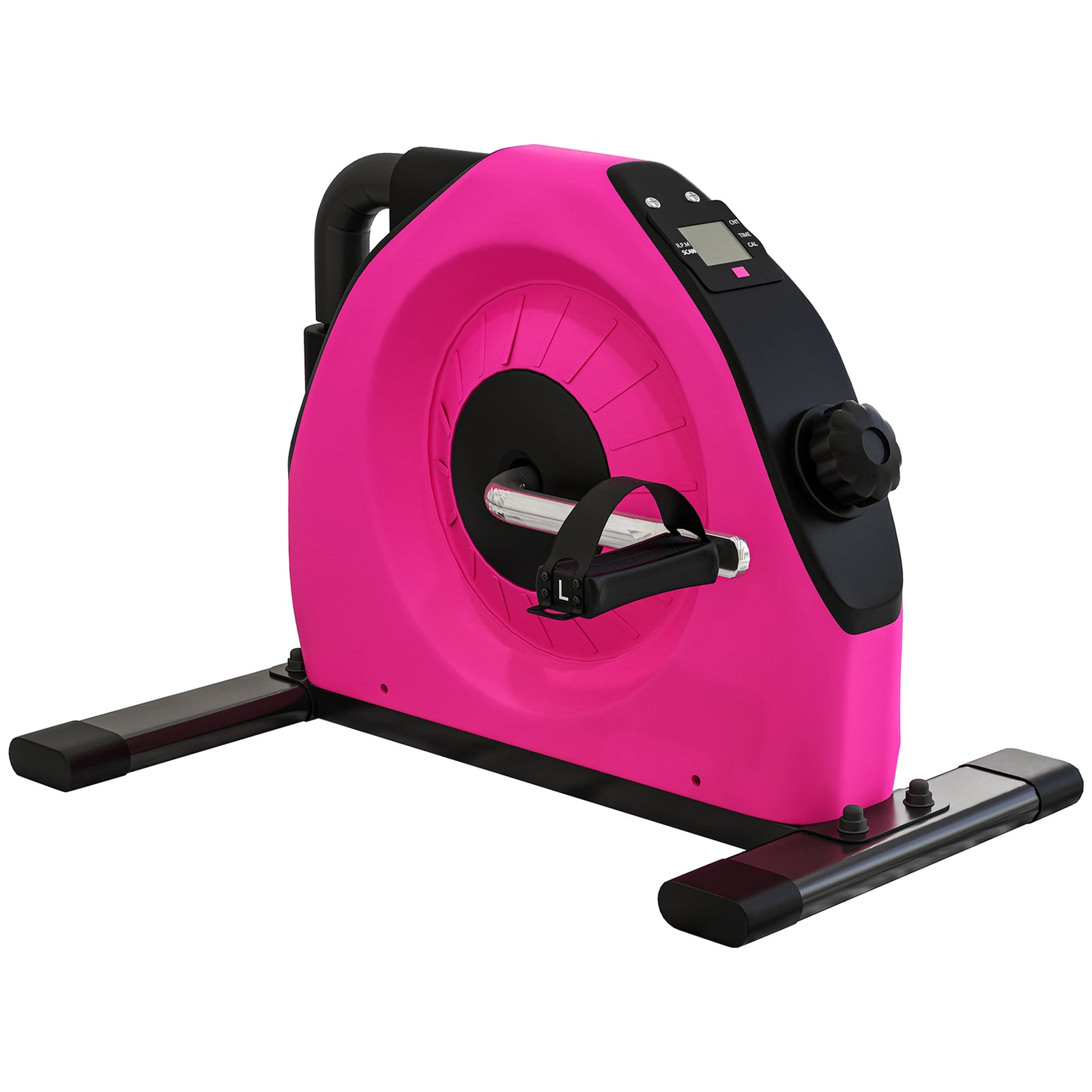 Mini Exercise Bike Portable Pedal Exerciser For Legs | Pink