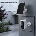 Spector 2k Wireless Security Camera Solar Powered Wifi Ai Detection Outdoor Pir