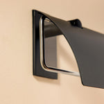 Toilet Roll Holder With Cover, Self-adhesive, White, Stick Collection