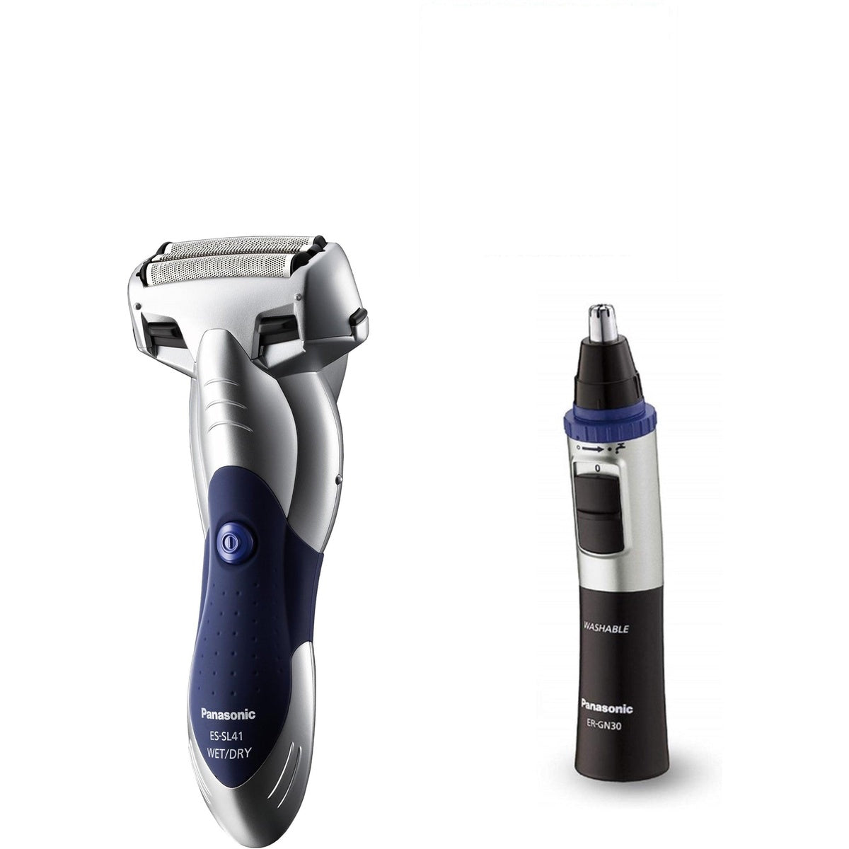 Es-sl41 + Er-gn30 Shaver & Facial Hair Trimmer Set | Black