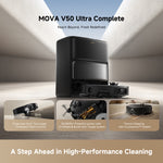 MOVA V50 Ultra Complete Robot Vacuum Cleaner And Self-emptying Scrubber With 24000 Pa Suction