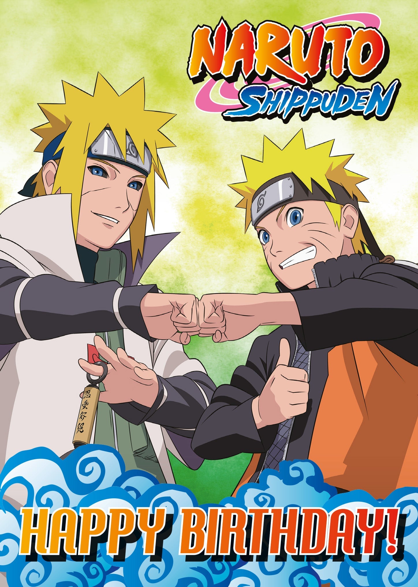 Naruto Shippuden Birthday Card Official Product