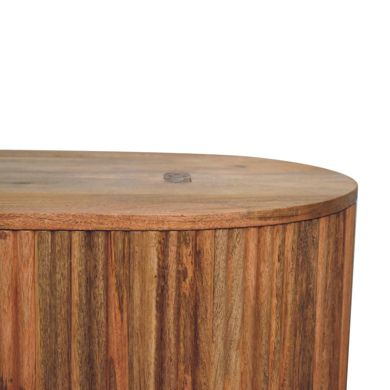 Solid Wood Soba Ball Lid-up Coffee Table