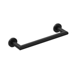 Towel Rail, Black Matt, Wall-mounted, 30 Cm. Collection Kubic