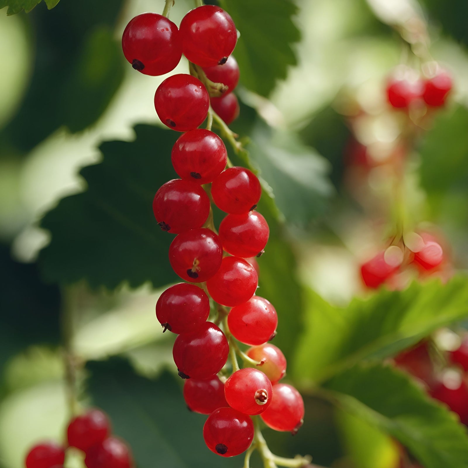Currant Plant - 2 Pcs. - Ribes Rubrum 'jonkheer Van Tets' - H50-60cm - ⌀15cm | Set-of-2 | Red