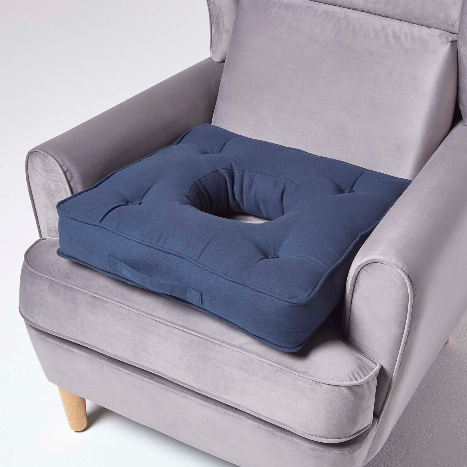 Pressure Relief Armchair Booster Cushion | 50cm x 50cm | Navy Blue