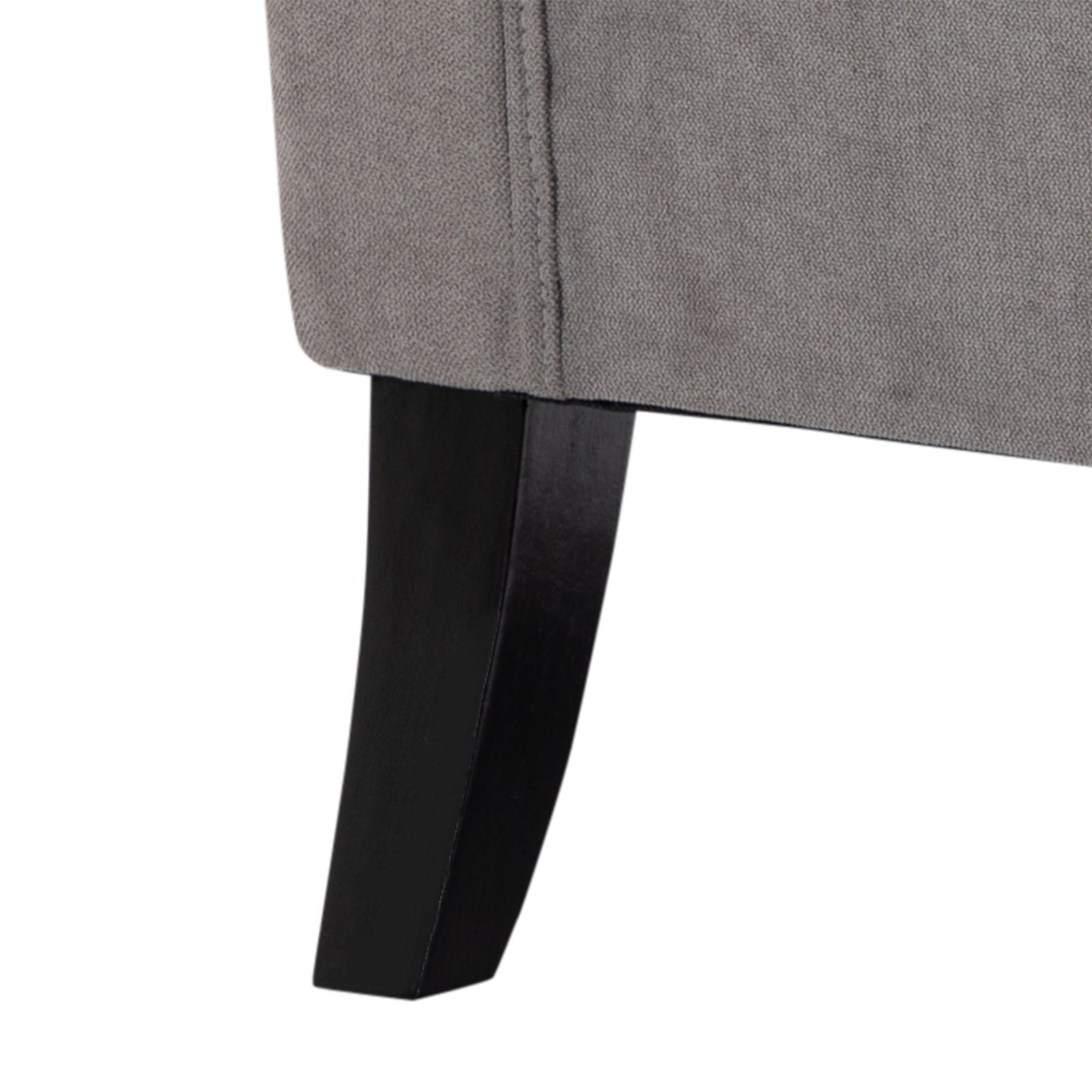 Accent Armchair Home Furniture Retro Tufted Club Wood | One Size | Gray