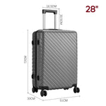Lightweight Hardside Travel Suitcase With Spinner Wheels | Silver