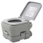 10l Portable Travel Toilet With Detachable Tanks - Grey | Gray