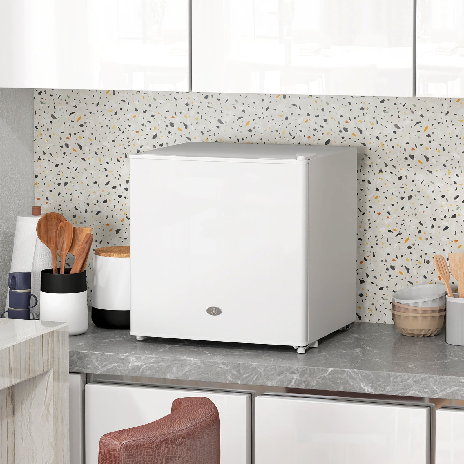 Tabletop Freezer, Removable Shelf | White