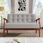 2-seater Sofa With Wooden Frame