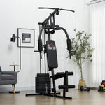 Home Gym Machine With 45kg Weight Stack | Black
