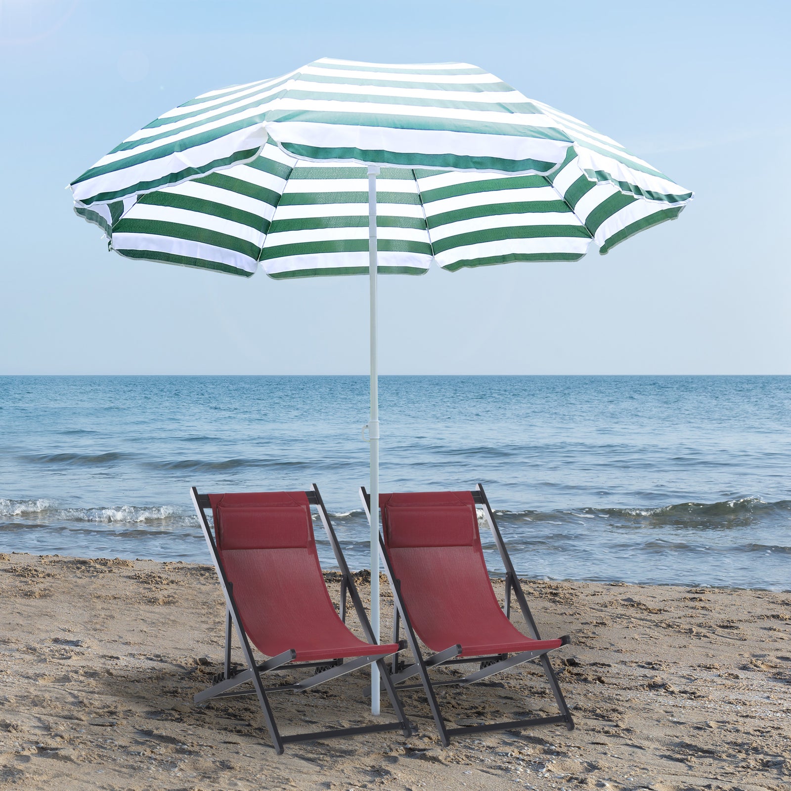 Hawaii Beach Sun Umbrella - Tilting Parasol