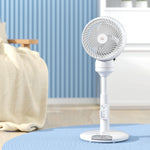 9 Inch Height Adjustable Air Circulator Fan With 9 Setting | One Size | White