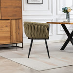 Aneta Fabric Accent Chairs - Set Of 2 | Sage Green