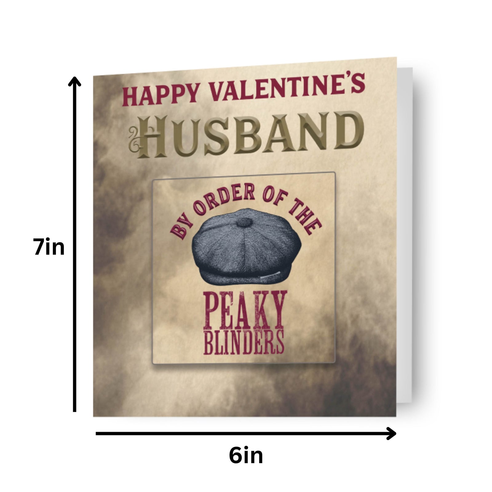Husband' Valentine's Day Card With Detachable Coaster Official Product