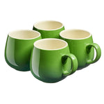 Cooks Professional Round Stoneware Tea Coffee Mugs 350ml