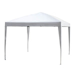 3 X 3m Garden Pop Up Gazebo Height Adjustable Marquee | White