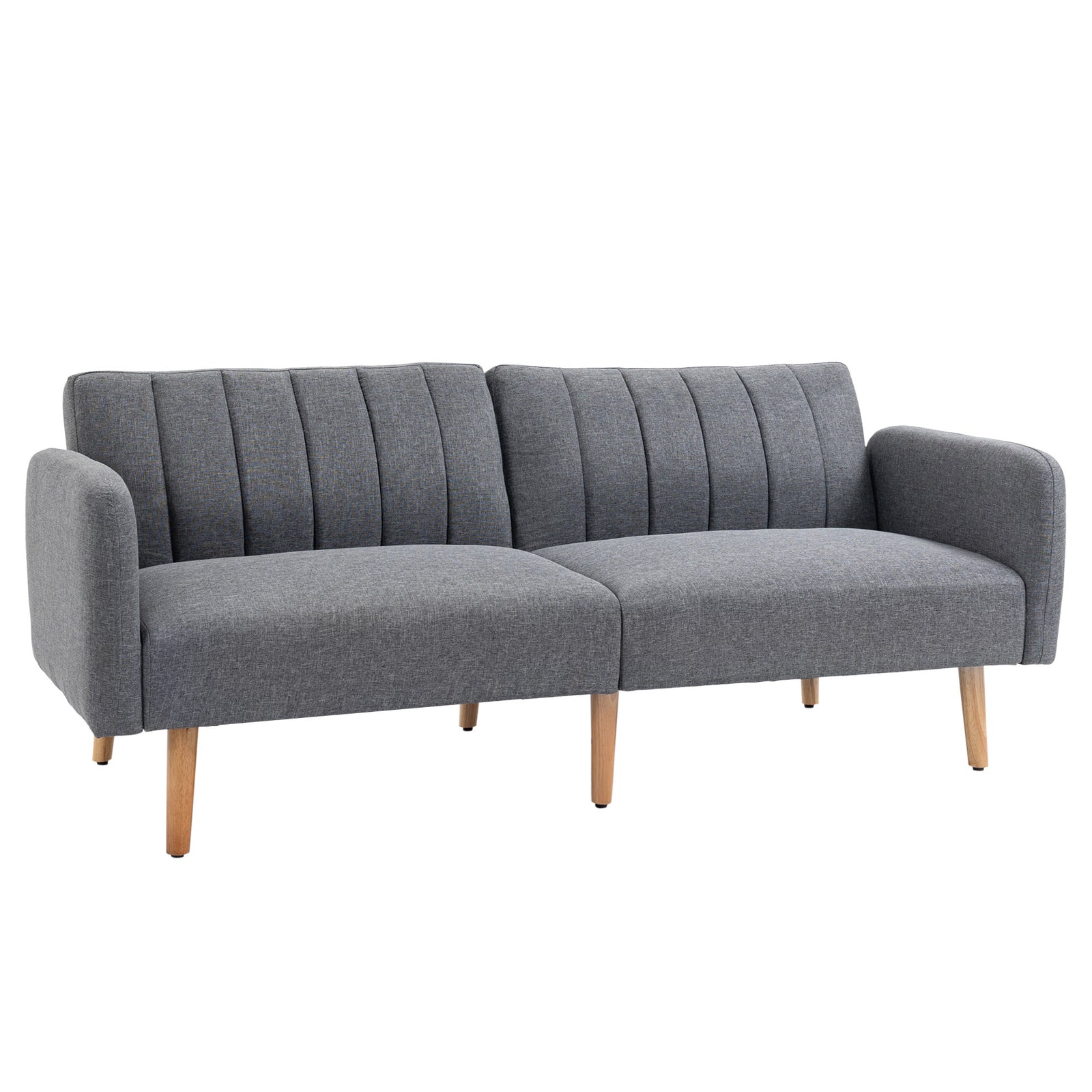 Two Seater Sofa Bed W/ Adjustable Backrest For Living Room | One Size