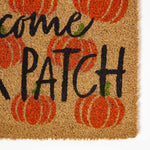 HOMESCAPES Pumpkin Patch Non-slip Coir Doormat, 40 X 60 Cm