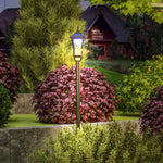 Outsunny 1.3 M Led Garden Lamp Post Light, Waterproof Ip44
