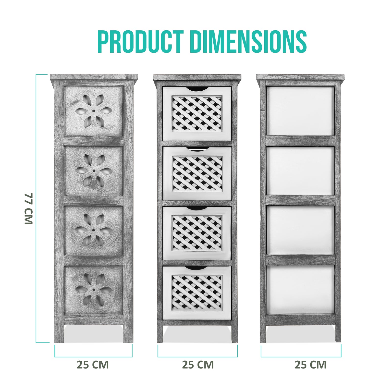 Minerva Drawer Unit - 4 Drawer