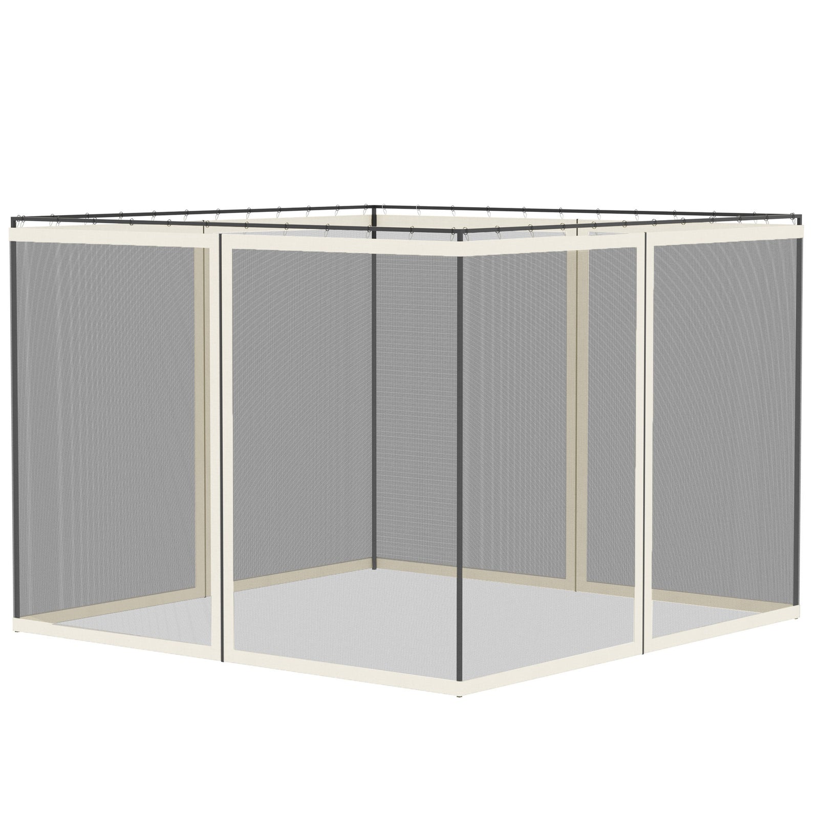 302 X 207cm Universal Replacement Gazebo Mesh Netting Screen